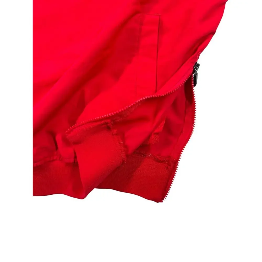 Nike Georgia Bulldogs V-Neck Windbreaker Pullover Jacket Mens M Red NCAA Varsity